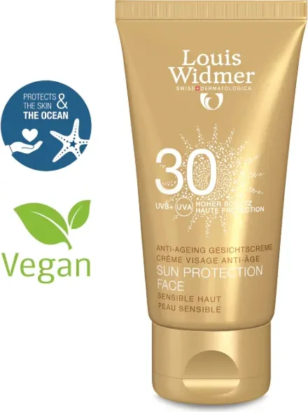 Louis Widmer Sun Protection Face Sonnencreme unparfümiert LSF30, 50ml