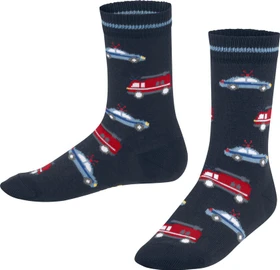 Falke Police and Fire Cars Socken space blue (Junior)
