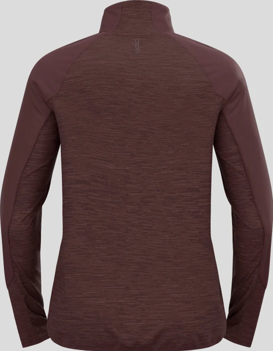 Odlo The Run Easy Warm Hybrid Funktionsjacke fudge (Herren)