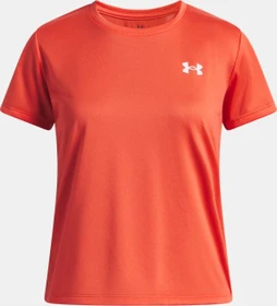 Under Armour Tech Funktionsshirt kurzarm venom red/white (Junior)