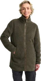 Jack Wolfskin High Curl Coat Funktionsmantel obsidian moss (Junior)