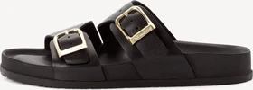 Tamaris Pantolette black leather (Damen)