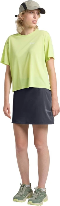 Jack Wolfskin Hiking Alpine Skort kurz graphite (Damen)