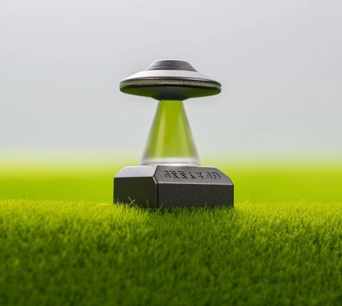 Keychron UFO Alu Alloy Artisan Keycap, Aluminium, Acryl, schwarz/silber, 1 Taste