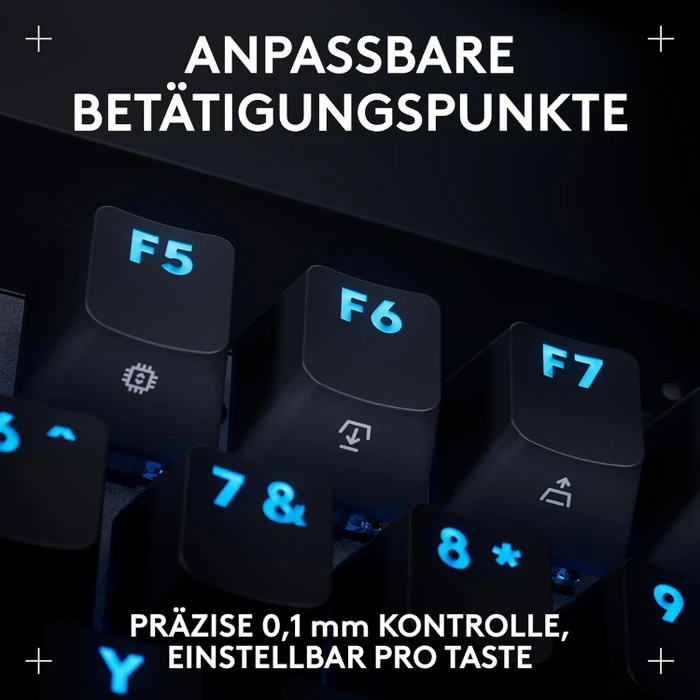 Logitech G PRO X TKL Rapid, schwarz, Magnetic Analog, USB, DE