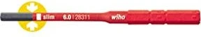 Wiha 283118 slimBit electric VDE Innensechskant Wechselklinge 6mm, 2.5x75mm
