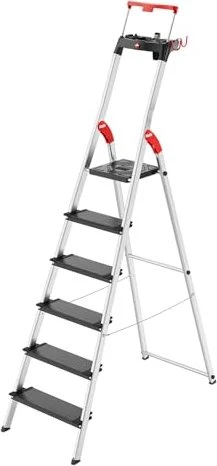 Hailo L100 TopLine Stehleiter, 6 Stufen