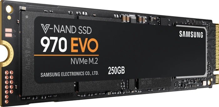 Samsung SSD 970 EVO 250GB, M.2 2280 / M-Key / PCIe 3.0 x4