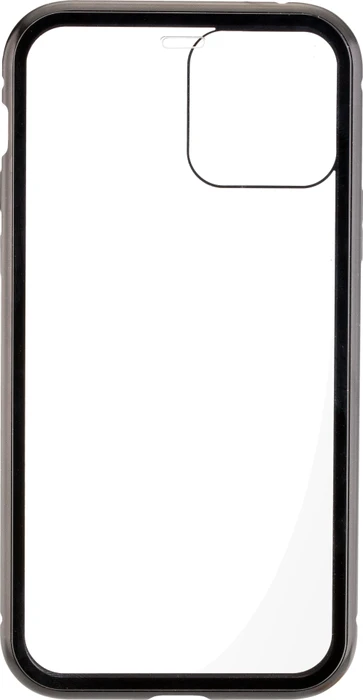 Peter Jäckel Commander Back Cover Magnet Duo Glas für Apple iPhone 12 Mini schwarz