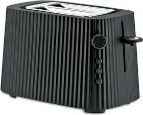 Alessi Plissé Toaster schwarz