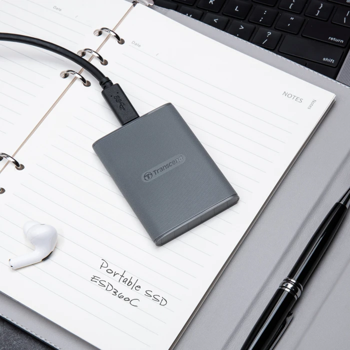 Transcend ESD360C Portable SSD, 4TB, USB-C 3.2