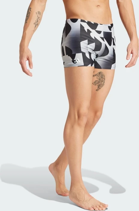 adidas Allover Print Badehose schwarz (Herren)