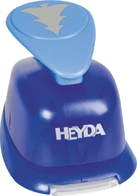 Heyda Hebel-Motivstanzer groß, Tannenbaum, blau, 25mm