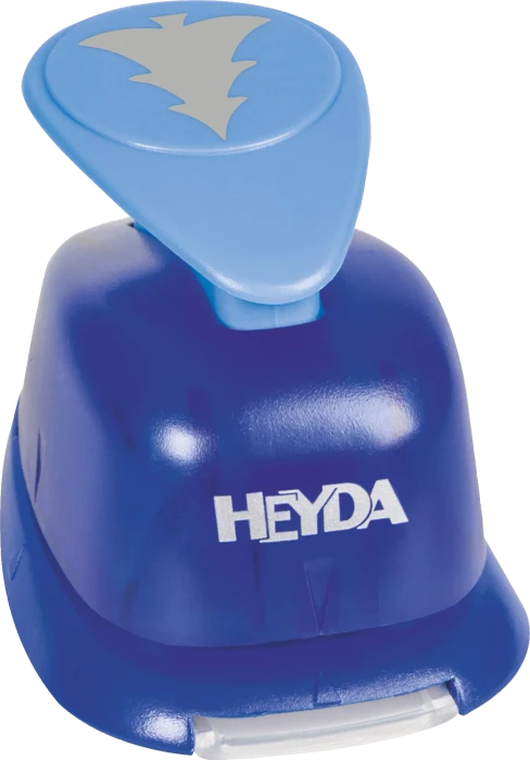 Heyda Hebel-Motivstanzer groß, Tannenbaum, blau, 25mm