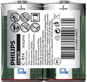 Philips LongLife Baby C, 2er-Pack