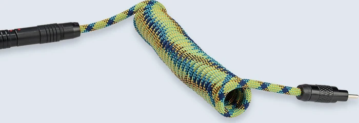 Wooting Premium Cable Set, USB-C/USB-A, Tastaturkabel (Spiral-Textilkabel), Lekker
