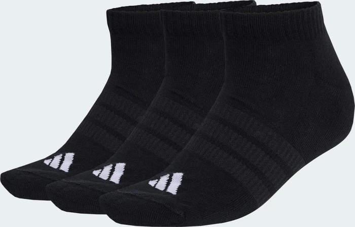 adidas Cushioned Low Cut Socken schwarz/weiß, 3 Paare