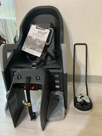 Polisport Guppy Maxi + CFS Fahrradkindersitz dark grey/silver