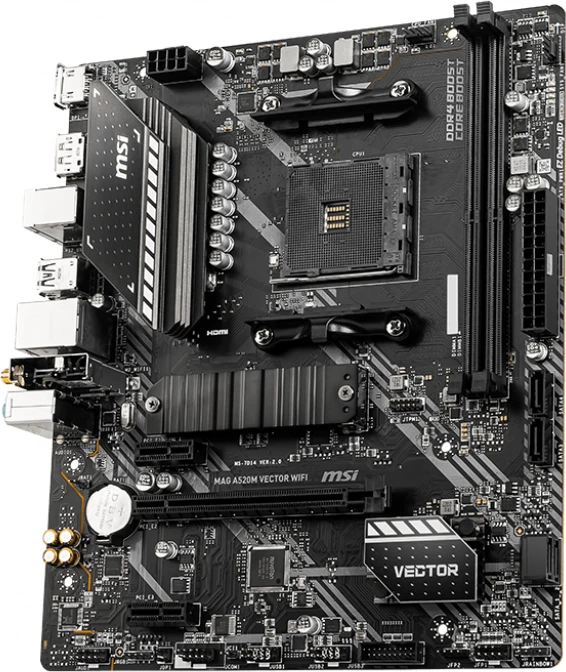 MSI MAG A520M Vector WIFI (AMD AM4)
