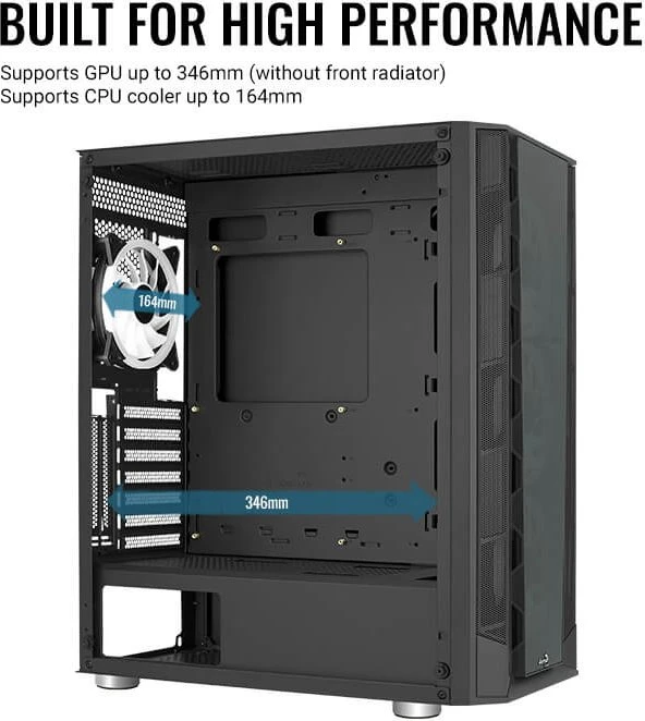AeroCool Prism, Glasfenster