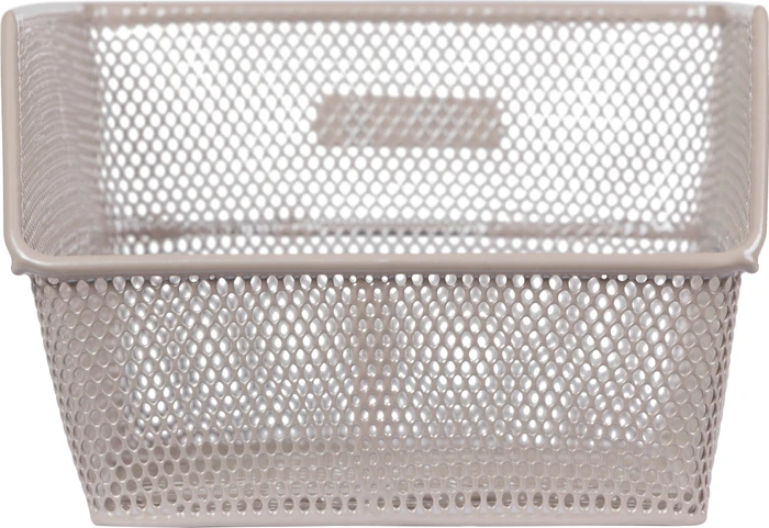 Basil Cento S Fahrradkorb nude metallic