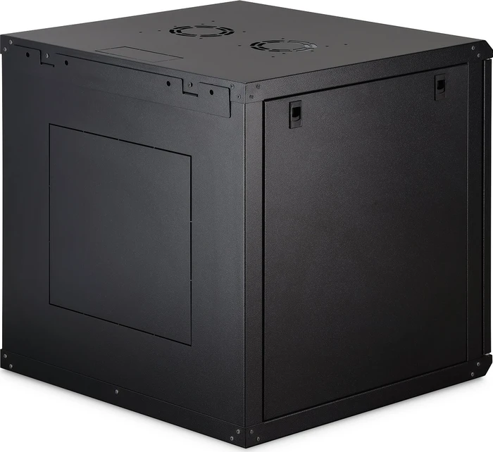 Digitus Dynamic-N Serie 19" Wandgehäuse 12HE, unmontiert, Sicherheitsglastür, IP2X, RAL 9005, 600mm tief