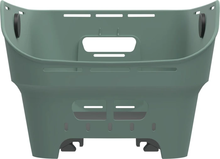 Basil Cento Neo WSL Fahrradkorb silvergreen