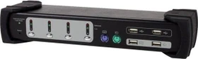 Equip Dual Monitor 4-Port Kombo KVM-Switch