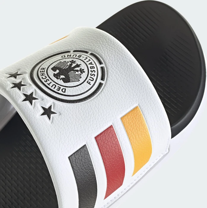 adidas Adilette Comfort 2.0 Duschsandale cloud white/core black/collegiate gold