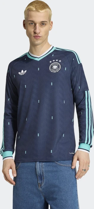 adidas FIFA WM 2026 Deutschland Auswärtstrikot langarm collegiate navy (Herren)