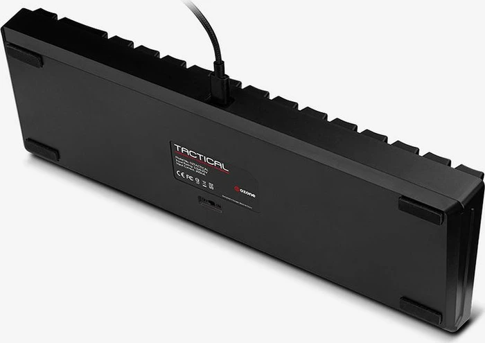 Ozone Tactical Wireless Mini Keyboard, LEDs RGB, Outemu Red, USB/Bluetooth, US
