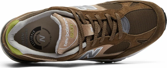 New Balance 991 Made in UK dark green/beige/white (Herren)
