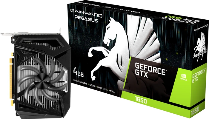 Gainward GeForce GTX 1650 D6 Pegasus, 4GB GDDR6, DVI, HDMI, DP