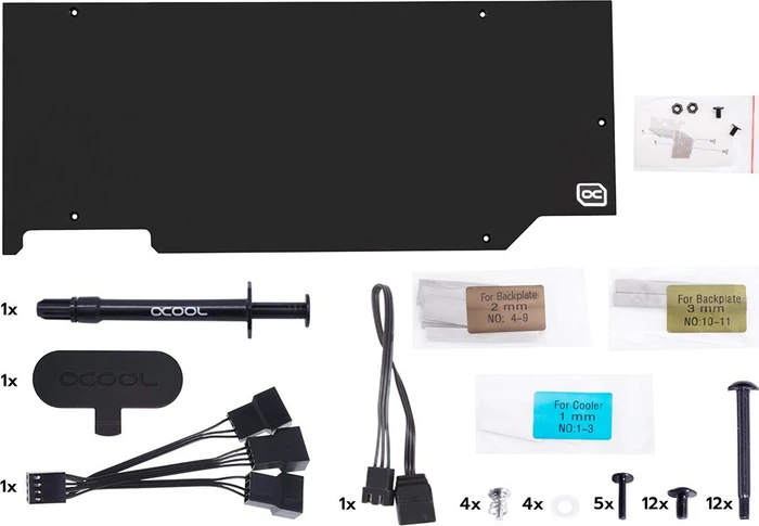 Alphacool Eiswolf 2 AiO 360mm RTX 3090/3080 Ventus mit Backplate