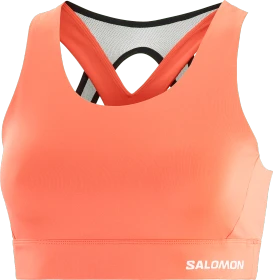 Salomon Cross Run Sport-BH coral (Damen)