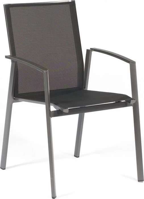 Sonnenpartner Fresno Stapelsessel anthrazit/schwarz