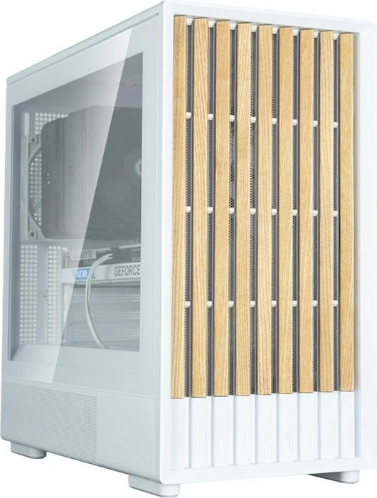 Zalman P10 NAMU White, Glasfenster