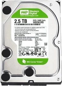 Western Digital WD Caviar Green 2.5TB, 512e / 3.5" / SATA 6Gb/s