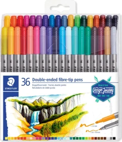 Staedtler Doppelfasermaler 3200 sortiert, 36er-Set