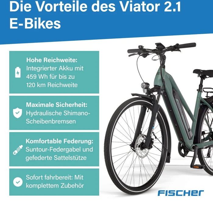 Fischer Viator 2.1 Active Trapez dusk green Modell 2025 (Herren)