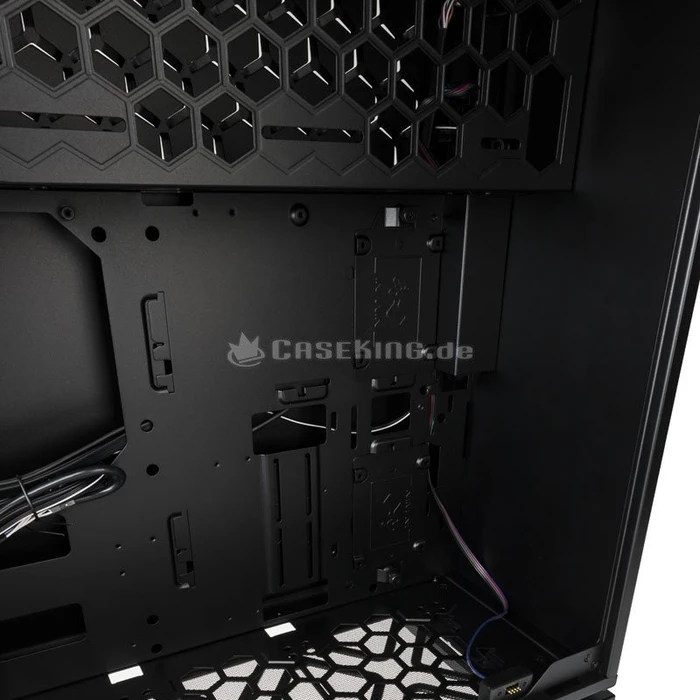 In Win 303i ASUS Edition, schwarz, Glasfenster