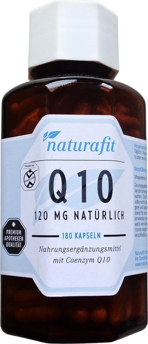 naturafit Q10 120mg natürlich Kapseln, 180 Stück
