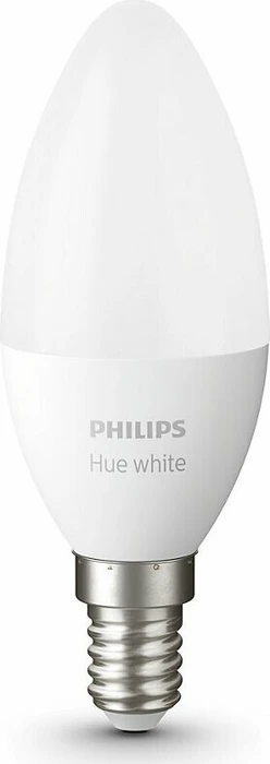 Philips Hue White Single LED-Bulb E14 5.5W/827