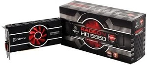 XFX Radeon HD 6850 800M, 1GB GDDR5, 2x DVI, HDMI, DP