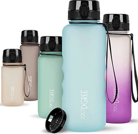 720°DGREE uberBottle softTouch Trinkflasche 1.5l ice blue