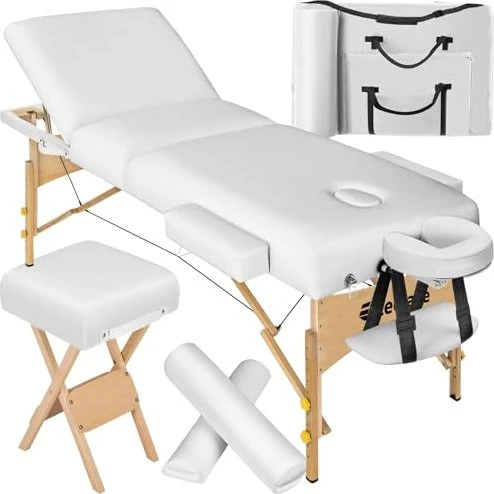 TecTake 3-Zonen Koffer-Massagetisch