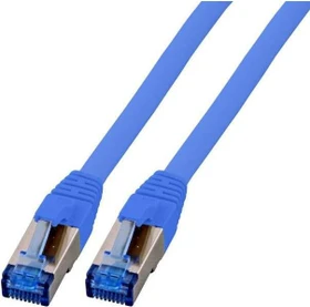 EFB Elektronik TPE Superflex Patchkabel, Cat7/Cat6a, S/FTP, RJ-45/RJ-45, 3m, blau