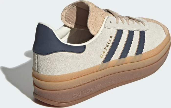 adidas Gazelle Bold cream white/night indigo/magic beige (Damen)