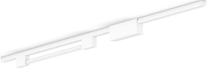 Philips Hue White and Color Ambiance Basis Perifo Schienensystem für die Decke gerade mit 1 Gradient Light Tube kompakt weiß