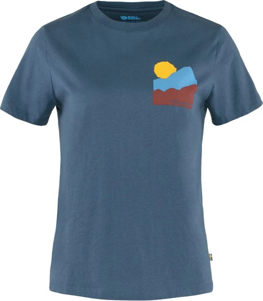 Fjällräven Nature T-Shirt kurzarm indigo blue (Damen)